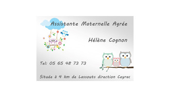 Hélène Cognon, assistante maternelle