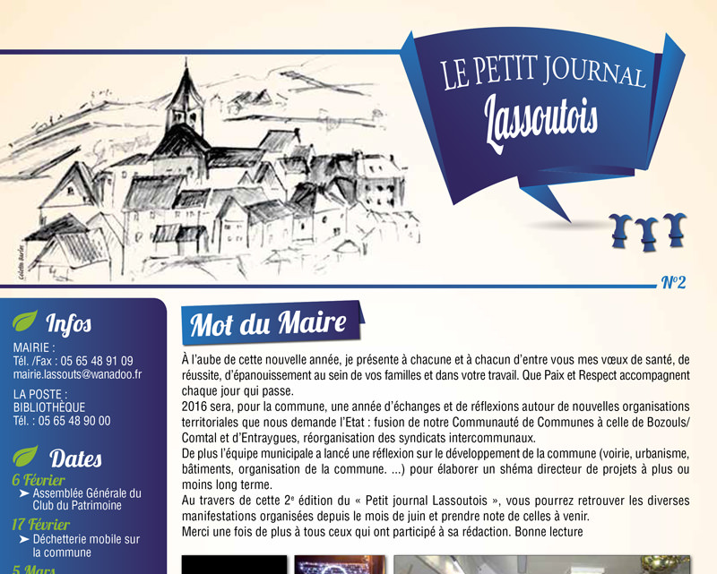 Le petit journal Lassoutois n°02