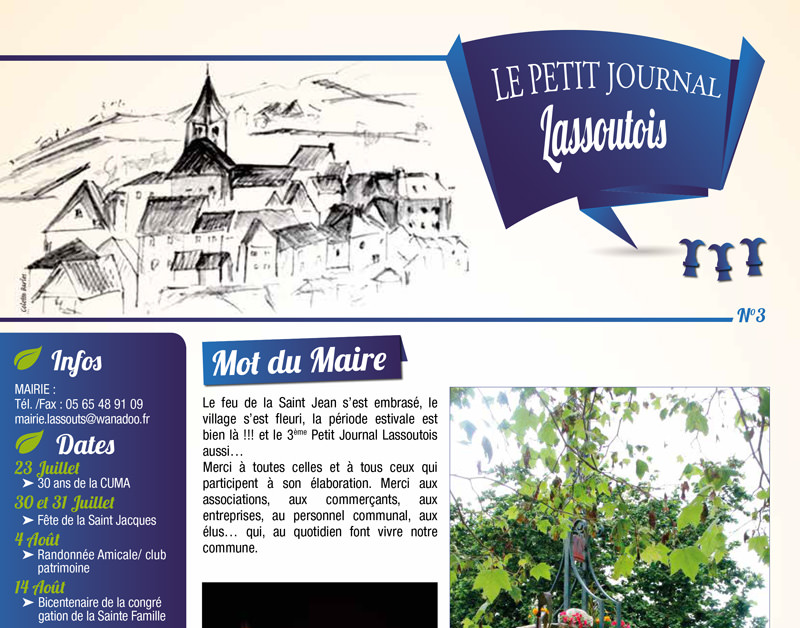 Le petit journal Lassoutois n°03