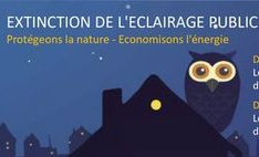 Lire la suite à propos de l’article EXTINCTION DE L’ÉCLAIRAGE PUBLIC Protégeons la nature – Économisons l’énergie