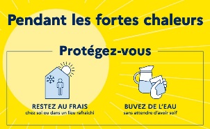 Lire la suite à propos de l’article FORTES CHALEURS – Protégez-vous
